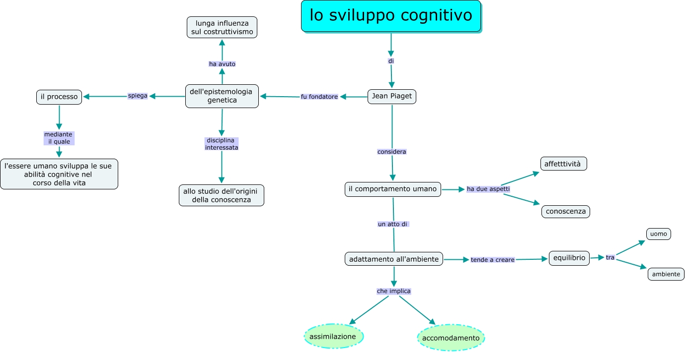 Lo sviluppo cognitivo di Piaget